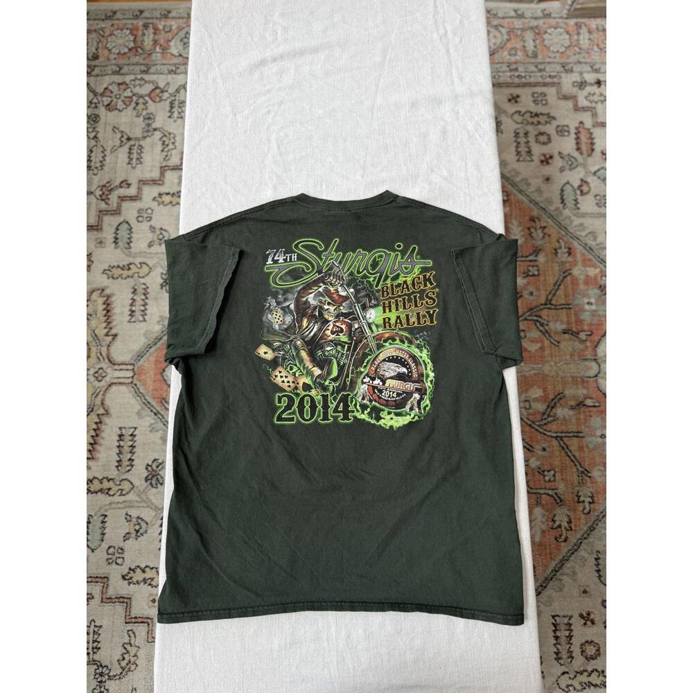 Sturgis Black Hills Rally 2014 Graphic T-Shirt XL